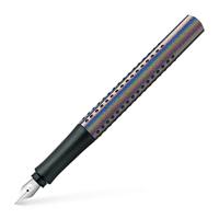Faber Castell Vulpen Grip Glam F - zilver - thumbnail