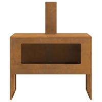 Vuurkorf Bruin 80 x 50 x 96 cm Cortenstaal - thumbnail