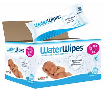 WaterWipes Babydoekjes 9 x 60 Stuks Voordeelpak WaterWipes Babydoekjes 9 x 60 Stuks Voordeelpak