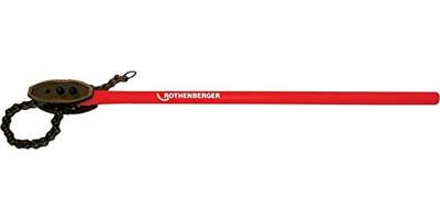 Rothenberger Kettingpijptang | totale lengte 940 mm spanwijdte 114 mm | voor buizen 4 inch | 1 stuk - 70244 70244 Rothenberger Kettingpijptang | totale lengte 940 mm spanwijdte 114 mm | voor buizen 4 inch | 1 stuk - 70244 70244