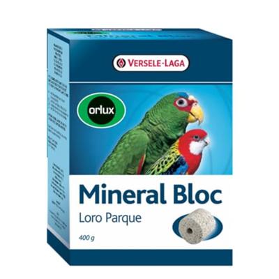 ORLUX MINERAAL BLOK GROTE PARKIET 400 GR ORLUX MINERAAL BLOK GROTE PARKIET 400 GR