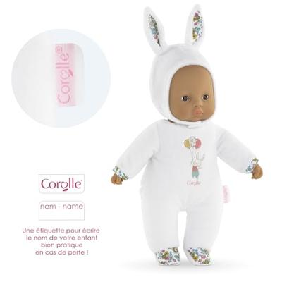 Corolle mon doudou sweet heart babypop - konijn wit, 30cm