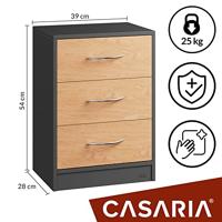 Monzana Bureaustoel - draaistoel - kruk - met - gestoffeerde - zitting - in - zwart - thumbnail