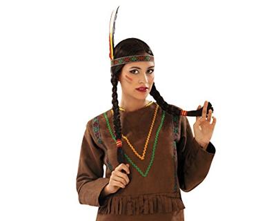 Pruik My Other Me Één maat Indië Vlechten Pruik My Other Me Één maat Indië Vlechten