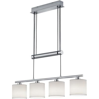 LED Hanglamp 4-lichts Mat Wit Aluminium - E14 Fitting