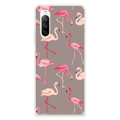 Sony Xperia 10 III | TPU Hoesje | Flamingo