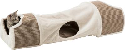TRIXIE KRABTUNNEL LICHTGRIJS / BRUIN / TAUPE 110X30X38 CM TRIXIE KRABTUNNEL LICHTGRIJS / BRUIN / TAUPE 110X30X38 CM