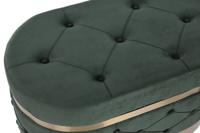 Kruk DKD Home Decor Groen Oranje Gouden Hout MDF 80 x 47 x 43 cm (2 Stuks) - thumbnail