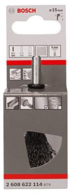 Bosch Accessories Penseelborstel, gegolfd, 0,2 mm, 15 mm, 4500 omw/min Schacht-Ø 6 mm 2608622114 1 stuk(s) Bosch Accessories Penseelborstel, gegolfd, 0,2 mm, 15 mm, 4500 omw/min Schacht-Ø 6 mm 2608622114 1 stuk(s)
