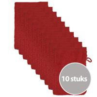 The One Washandjes Burgundy - 10 stuks - thumbnail
