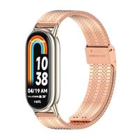 Stalen RVS band - Rosé goud - Xiaomi Smart Band 8 / 9 / 10 - thumbnail
