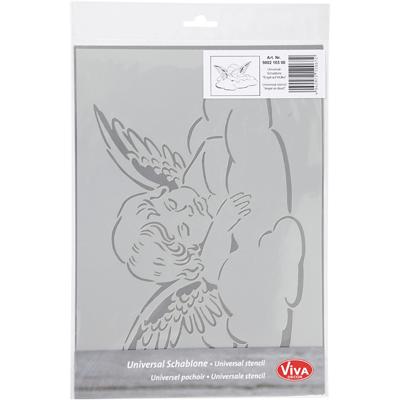 Viva Decor Flexibel sjabloon, engel, a4, vel 210x297 mm, 1 stuk