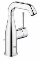 Grohe Essence New M-size wastafelkraan met waste Chroom - thumbnail