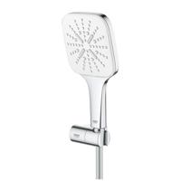 Badset GROHE Rainshower SmartActive 130 Cube Verstelbaar Met Doucheslang Chroom - thumbnail