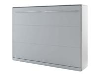 Opklapbed CONCEPTION 140x200 cm mat grijs (horizontaal) met matras - thumbnail