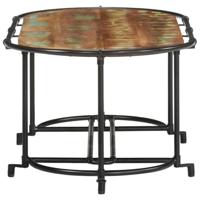 Salontafel 110x55x40 cm massief gerecycled hout - thumbnail