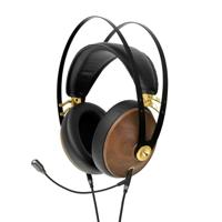 Meze Audio 99 Classic Headset + Boom Mic Walnoot Goud - thumbnail