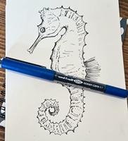 Boligrafo de tinta líquida Uni-Ball Eye Ocean Care 0,7 mm Rood (12 Stuks) - thumbnail