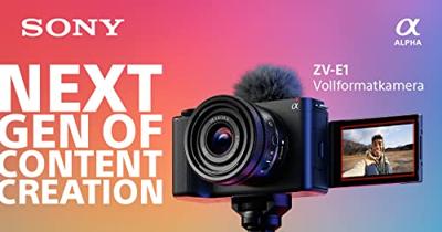 Sony Pro-vlog camera ZV-E1 + 28-60mm