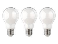 LIVARNO Set van 3 LED-filamentlampen (E27, melkachtig) - thumbnail