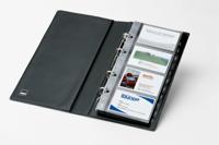 Sigel VZ300 Visitekaart ringboek 200 kaarten (b x h x d) 147 x 265 x 44 mm Zwart (mat) Kunststof - thumbnail