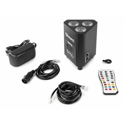Beamz BBP93 Battery Uplight Par 3x 10W