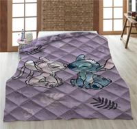 Lilo & Stitch Sprei Paars 140 x 200 cm polyester - thumbnail