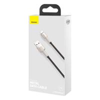 BASEUS Accessoires merk model USB-kabel voor Lightning Cafule 2,4 A, 100 cm, zwart - thumbnail