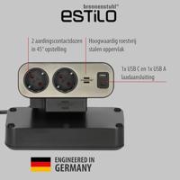 Brennenstuhl 1153580210 Estilo Duplex PDU Bureau Stekkerdoos | 1x USB-C PD | 1x USB-A | 9x Type F Stopcontacten | Overspanningsbeveiliging - thumbnail
