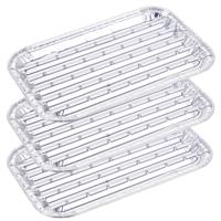 Bbq grillschalen set 5 stuks - thumbnail