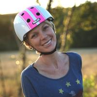 Melon helm urban active double pink white m-l - thumbnail