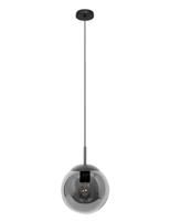 Steinhauer Zwarte glazen hanglampBolique Ø 30cm - 3498ZW - thumbnail