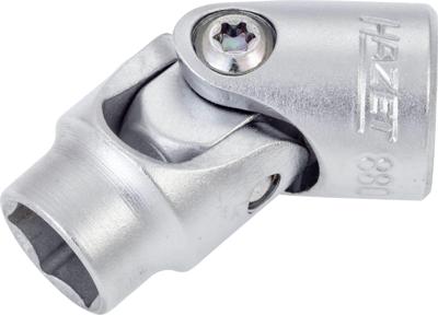 HAZET Scharnierende dopsleutel 880G-11 · 3/8 inch (10 mm) vierkant hol · Buiten-zeskant-tractieprofiel · SW 11 mm