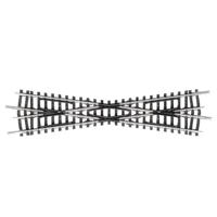 N Minitrix rails T14973 Kruising 129.8 mm 15 ° 1 stuk(s) - thumbnail
