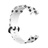 Siliconen band met print - Dierenpootjes - Xiaomi Mi Watch Lite / Redmi Watch - thumbnail
