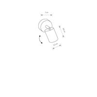 Lyora Enkele opbouwspotEye wit - 6014 - thumbnail