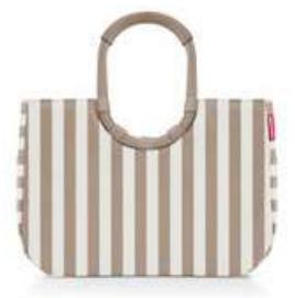 Reisenthel Loopshopper L-Summerstripes coffee