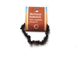 Ruben Robijn Splitarmband rookkwarts op kaart (1 st) Ruben Robijn Splitarmband rookkwarts op kaart (1 st)