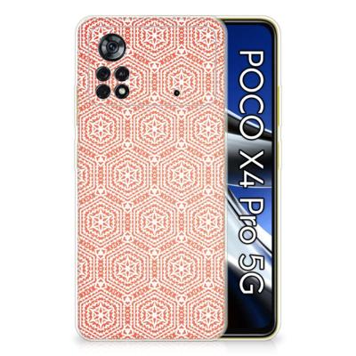 Xiaomi Poco X4 Pro 5G | TPU bumper | Pattern Orange Xiaomi Poco X4 Pro 5G | TPU bumper | Pattern Orange