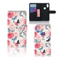 Xiaomi Mi Mix 2s Hoesje Butterfly Roses - thumbnail
