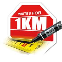 Permanente markeerstift Pentel N50-BE Groen 12 Onderdelen - thumbnail