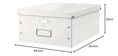 Leitz WOW opbergdoos Click & Store, ft A3, wit