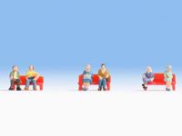 NOCH 44203 Z Passanten. figuren Geverfd, Zittend - thumbnail