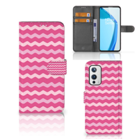 OnePlus 9 | Telefoon Hoesje | Waves Pink - thumbnail