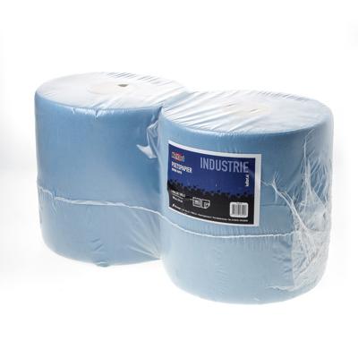 Handdoekrol 2-laags 190mx26cm blauw