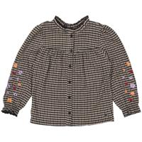 Quapi Meisjes shirt - Dila - AOP Zand gestreept - thumbnail