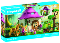 Playmobil® Princess Magic gezellig sprookjeshuis met gouden eenhoorn en stal - thumbnail