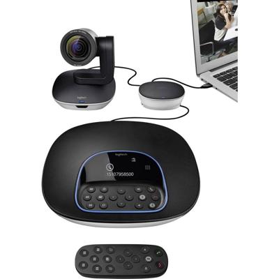 Logitech GROUP Full HD-webcam 1920 x 1080 Pixel Standvoet Logitech GROUP Full HD-webcam 1920 x 1080 Pixel Standvoet