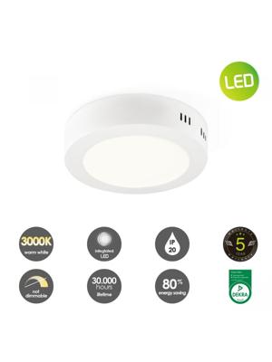 Home sweet home LED plafondlamp ska 17 - wit