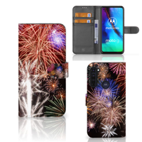 Motorola Moto G Pro | Wallet Case | met Pasjes | Vuurwerk - thumbnail